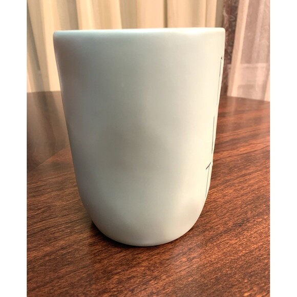 Rae Dunn Mug Pray Wait Trust Light Mint Green Inspirational Faith Hope - Picture 2 of 7